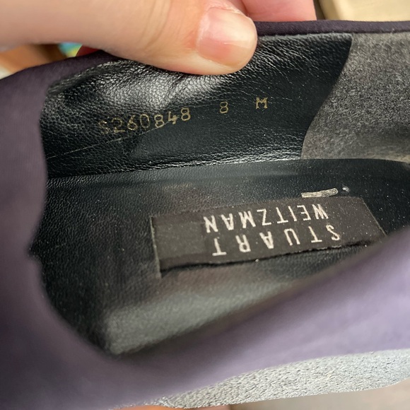 Amazon.com | Stuart Weitzman, Women, Blake Loafer, Blue  Stuart Weitzman Navy Blue Slip On Loafers